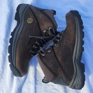 Timberland‎ Men's White Ledge Waterproof Mid Hiker Boot size 7.5 brown